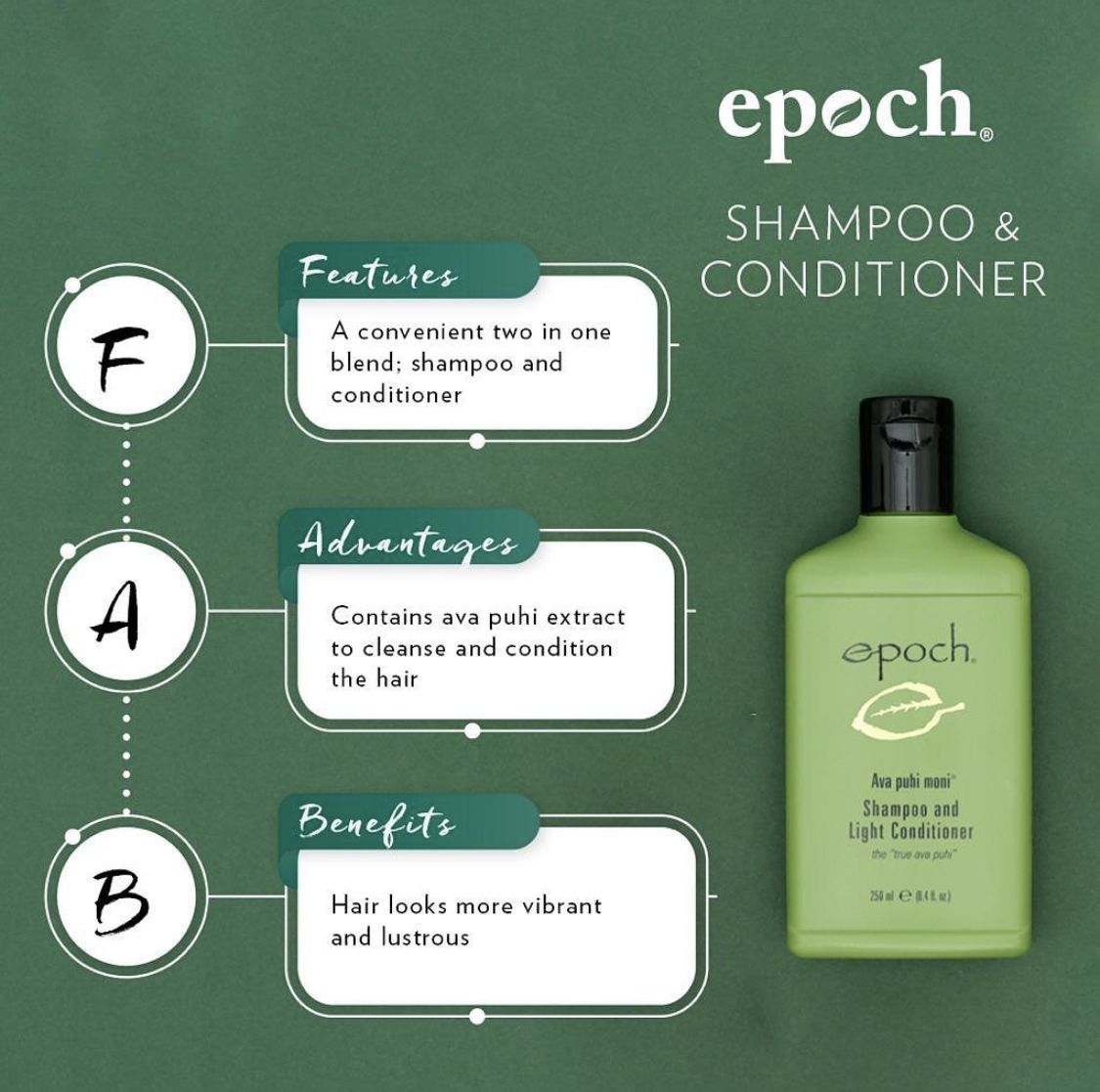 Motivere Sociale Studier Udstyre Epoch Ava puhi moni Shampoo and Light Conditioner – Thebeautylifestylecode